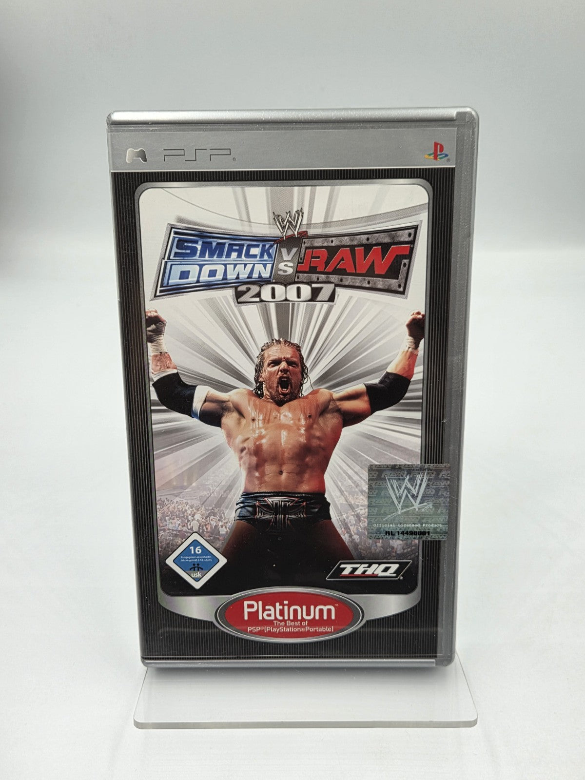 Sony PSP Spiel WWF Smackdown vs Raw 2007 mit OVP und Anleitung Deutsch
