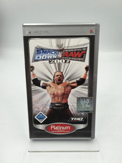 Sony PSP Spiel WWF Smackdown vs Raw 2007 mit OVP und Anleitung Deutsch