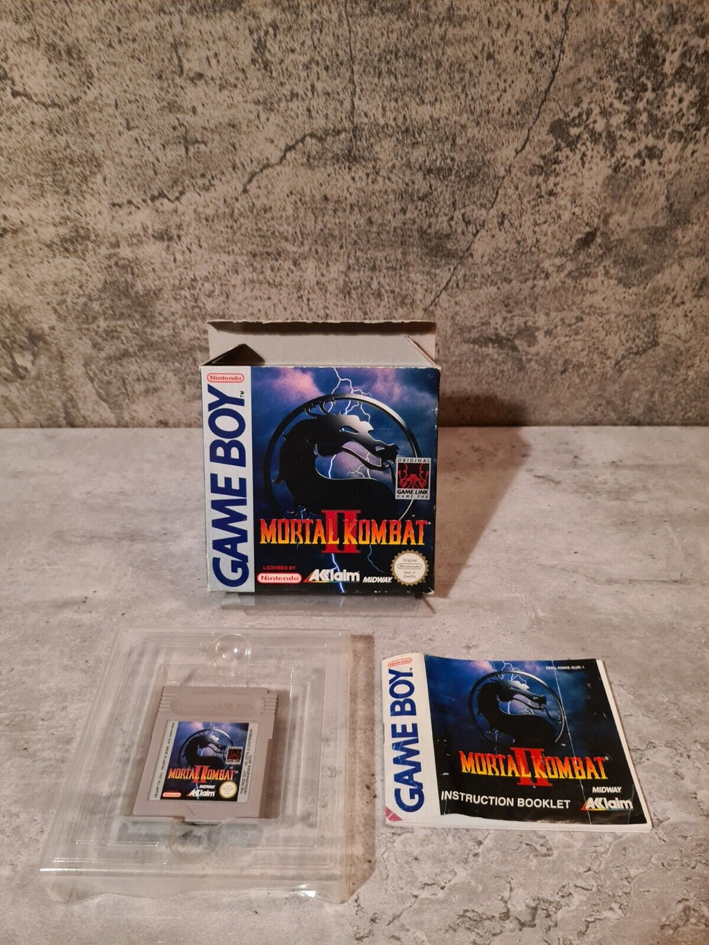 Nintendo Game Boy Mortal Kombat II mit OVP und Anleitung EUR - T-Retro-Games 