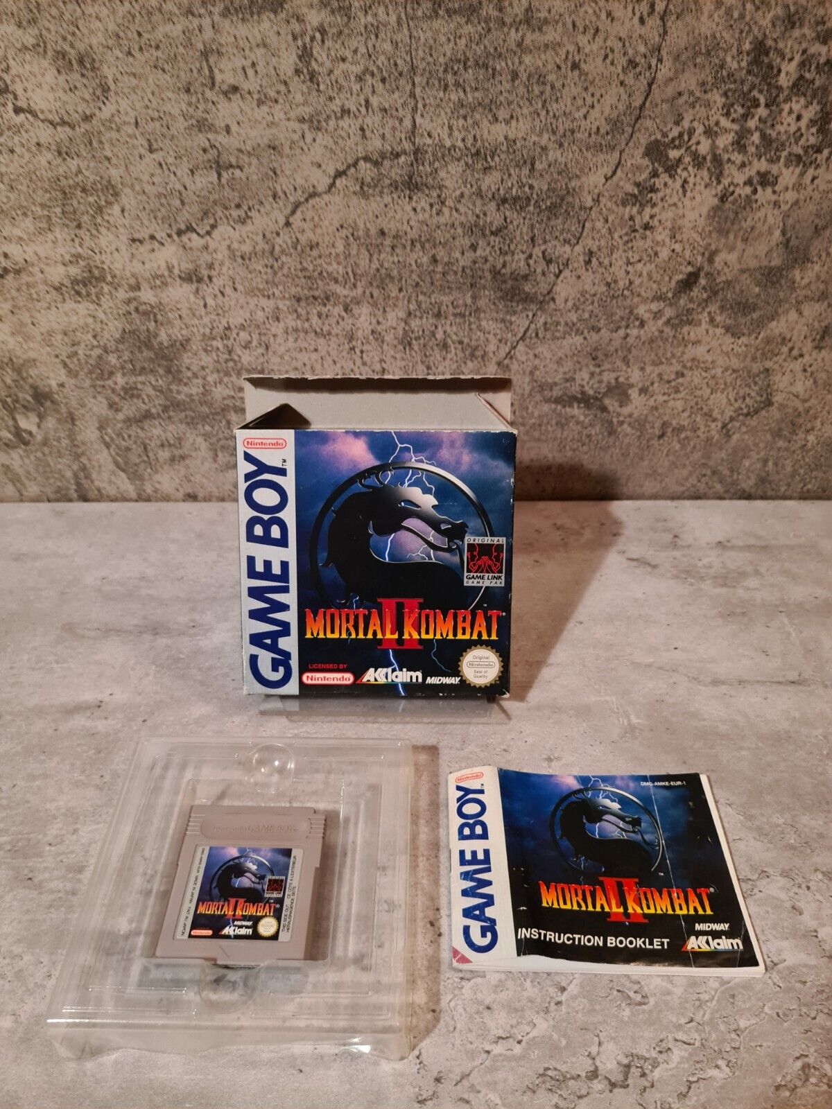Nintendo Game Boy Mortal Kombat II mit OVP und Anleitung EUR - T-Retro-Games 