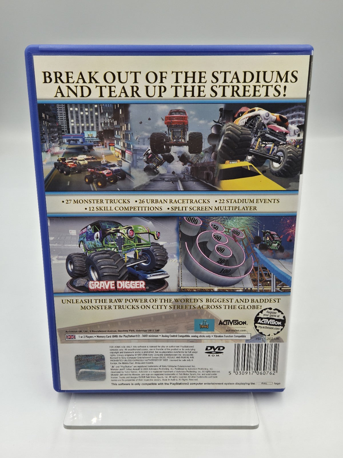 PS2 Playstation 2 Spiel Monster Jam Urban Assault mit OVP und Anleitung Englisch