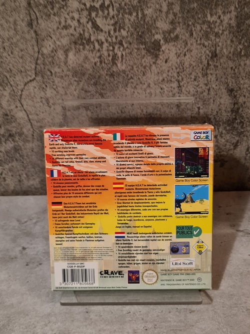 Game Boy Color Godzilla The Series Monster Wars mit OVP und Anleitung EUR - T-Retro-Games 