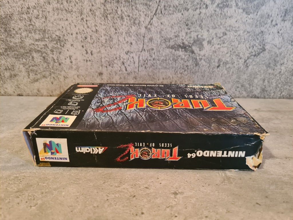N64 Nintendo 64 Turok 2 : Seeds of Evil mit OVP und Anleitung NOE - T-Retro-Games 