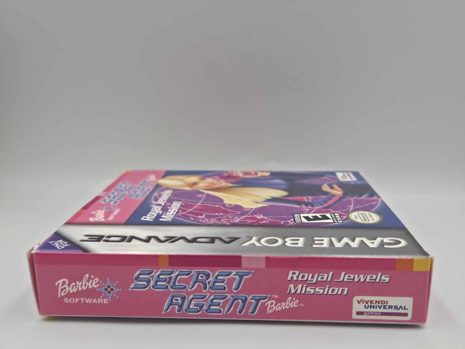 Game Boy Advance Barbie Secret Agent Royal Jewels Mission + OVP + Anleitung USA