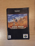 N64 Nintendo 64 Star Wars Rogue Squadron Instruction Booklet NFAH