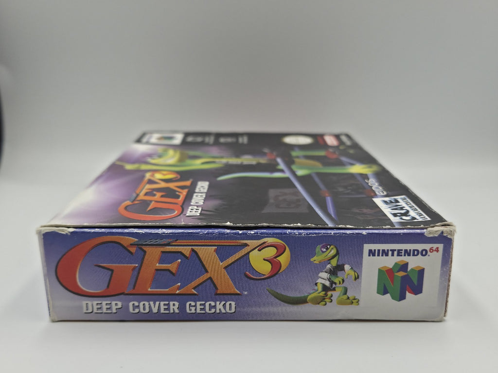 N64 Nintendo 64 Gex 3 Deep Cover Gecko mit OVP und Anleitung EUR