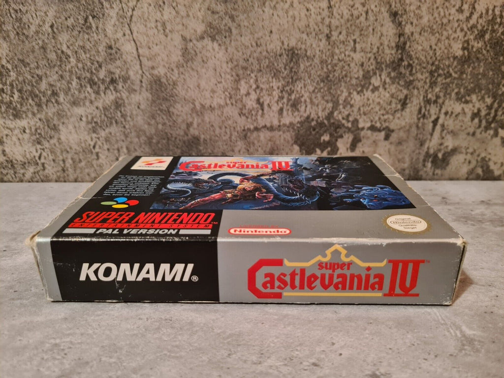 SNES Super Nintendo Super Castlevania IV mit OVP und Anleitung NOE - T-Retro-Games 