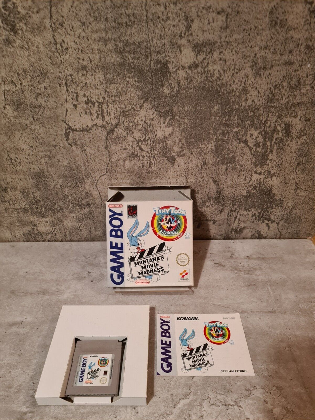 Gameboy Tiny Toon Adventures 2 Montana's Movie Madness mit OVP und Anleitung NOE - T-Retro-Games 