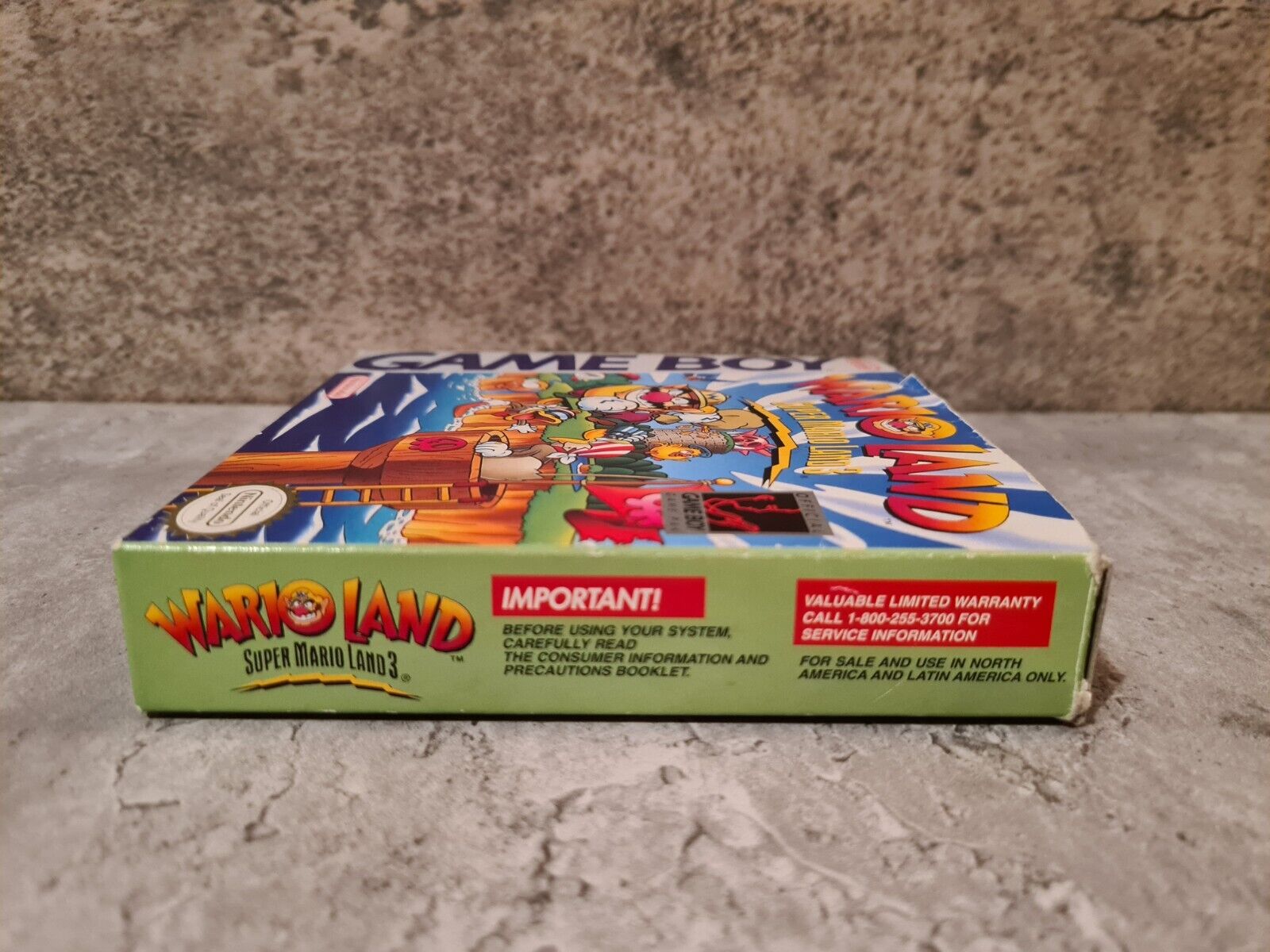 Nintendo Game Boy Wario Land Super Mario Land 3 mit OVP und Anleitung USA - T-Retro-Games 