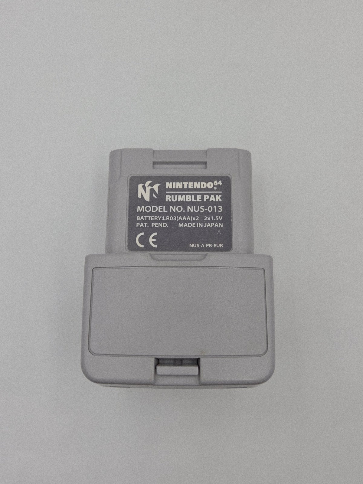 N64 Nintendo 64 Rumble Pak Vibration Kit mit OVP und Anleitung EUR