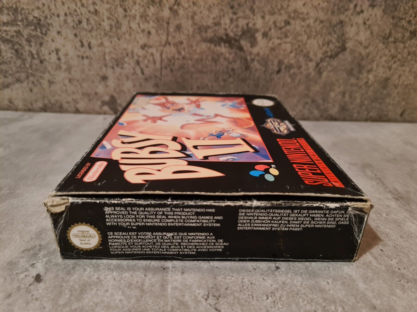 SNES Super Nintendo Bubsy II mit OVP und Anleitung EUR - T-Retro-Games 