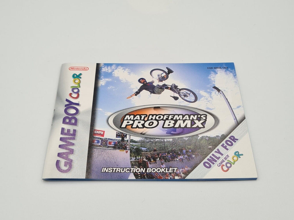 Nintendo Game Boy Color Mat Hoffman's Pro BMX mit OVP und Anleitung USA - T-Retro-Games 