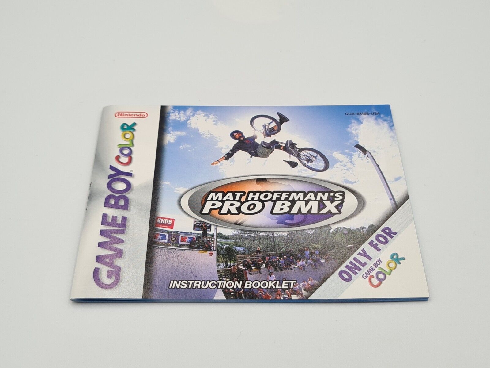 Nintendo Game Boy Color Mat Hoffman's Pro BMX mit OVP und Anleitung USA - T-Retro-Games 
