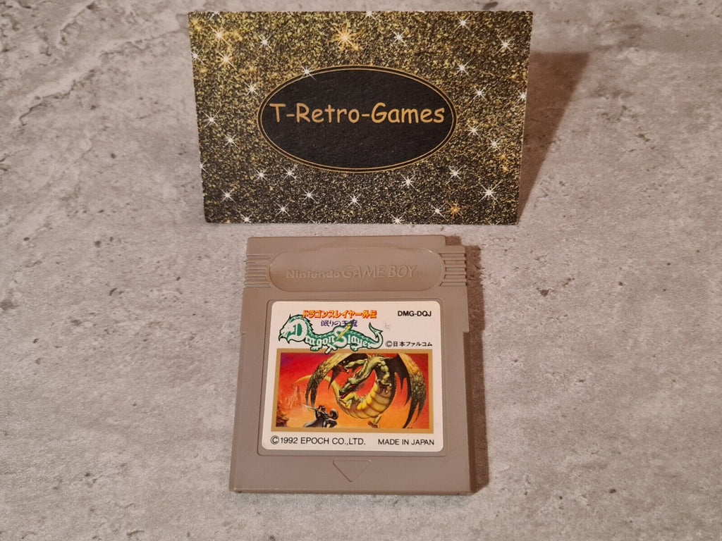 Nintendo Game Boy Classic Spiel Dragon Slayer Modul Japan - T-Retro-Games 