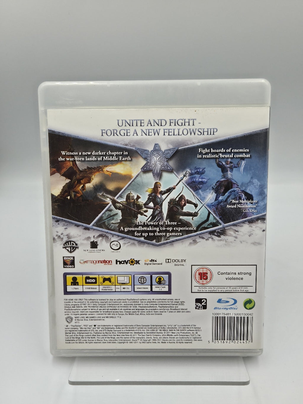 PS3 Spiel Lord of The Rings War in The North mit OVP und Anleitung Englisch