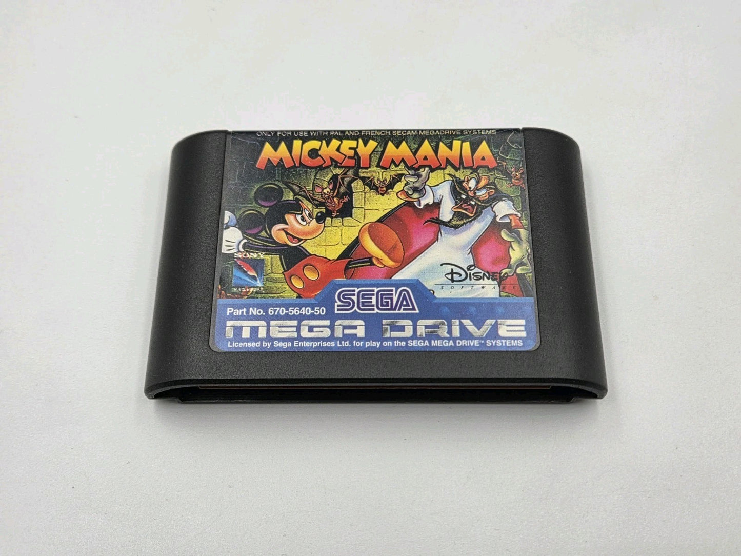 Sega Mega Drive Spiel Mickey Mania mit OVP und Anleitung Multi Language 
