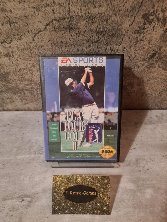 Sega Genesis Spiel PGA Tour Golf II mit OVP und Anleitung USA - T-Retro-Games 