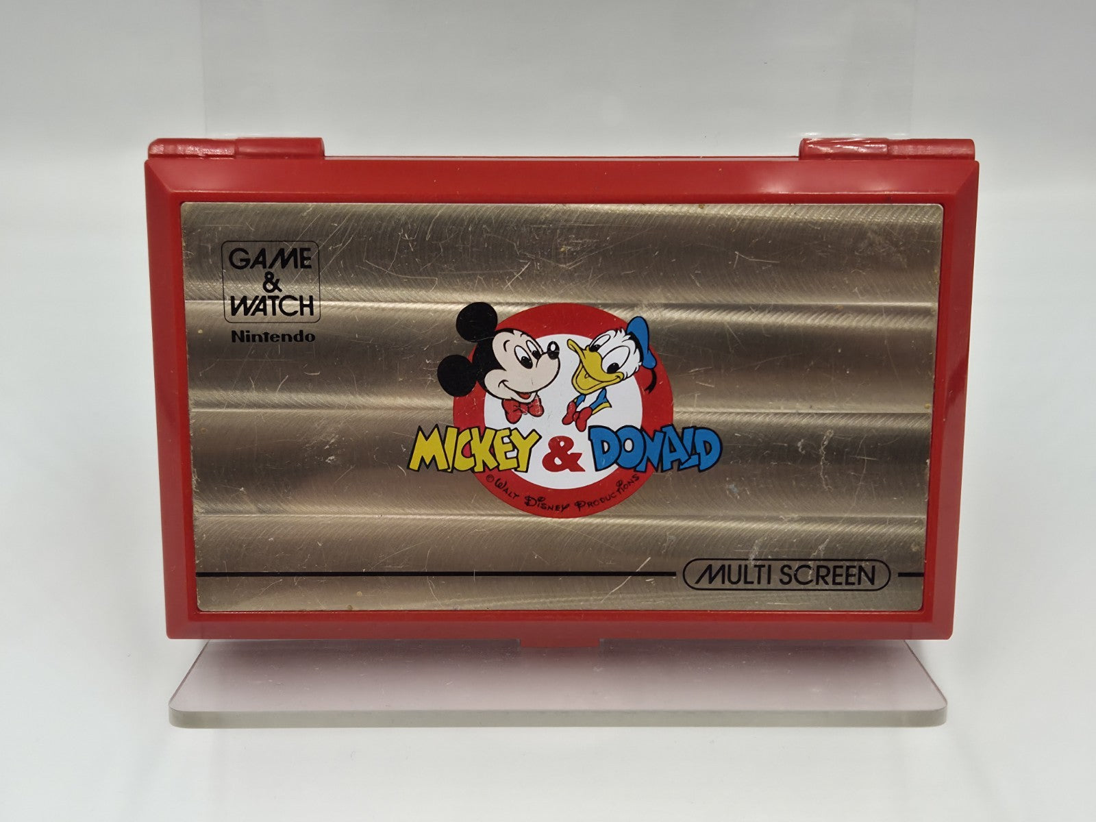 Nintendo Game & Watch Mickey & Donald Konsole Console 1982 Multi Screen DM-53