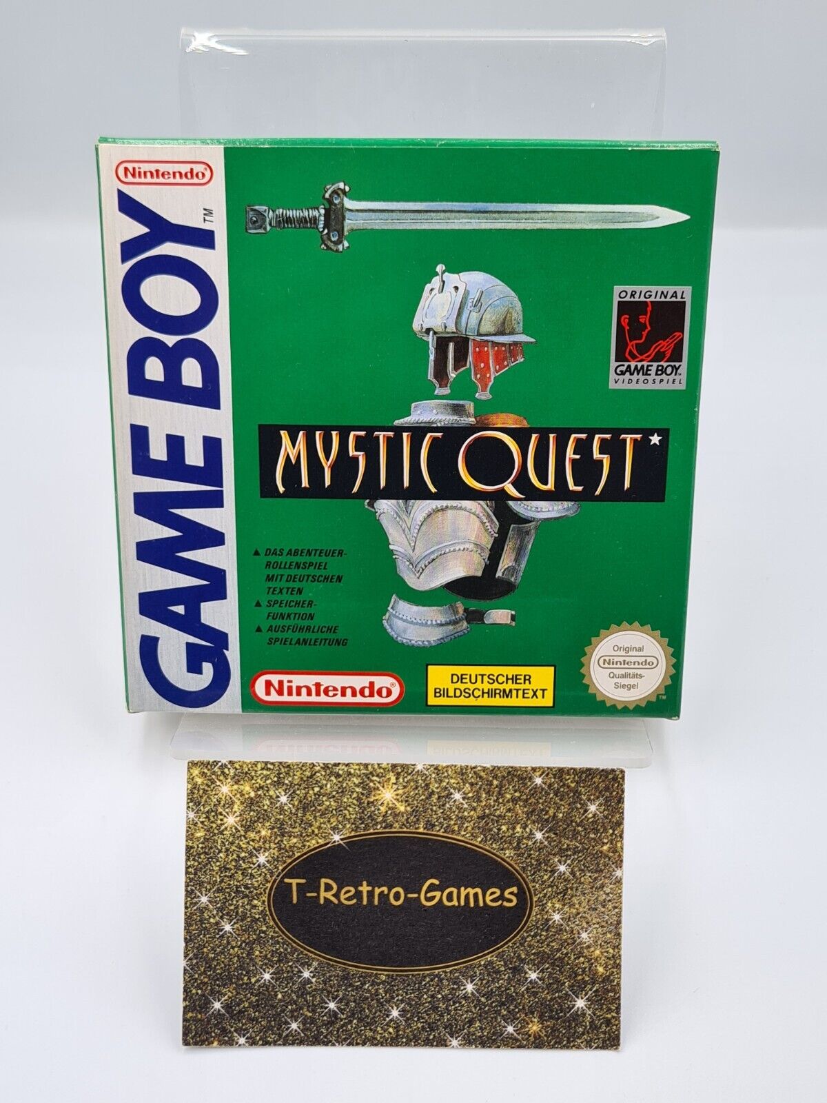 Nintendo Game Boy Classic Mystic Quest mit OVP und Anleitung + Karte NOE - T-Retro-Games 