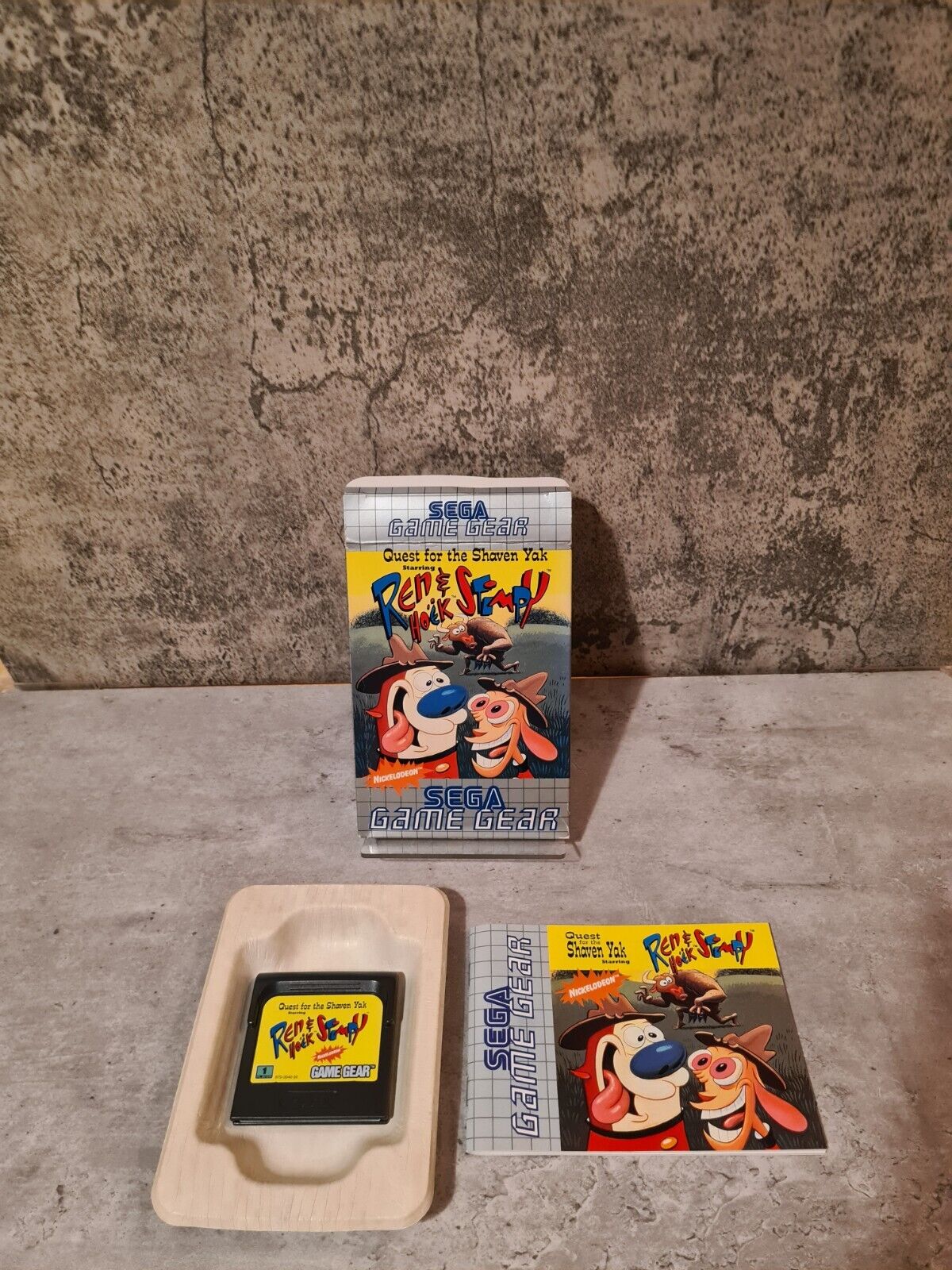 Game Gear The Ren & Stimpy Show Quest for the Shaven Yak mit OVP + Anleitung - T-Retro-Games 