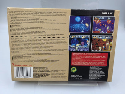 SNES Super Nintendo The Lost Vikings mit OVP und Anleitung FAH/SFRA