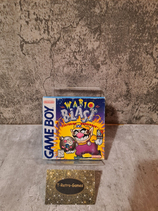 Nintendo Game Boy Classic Wario Blast mit OVP und Anleitung USA - T-Retro-Games 