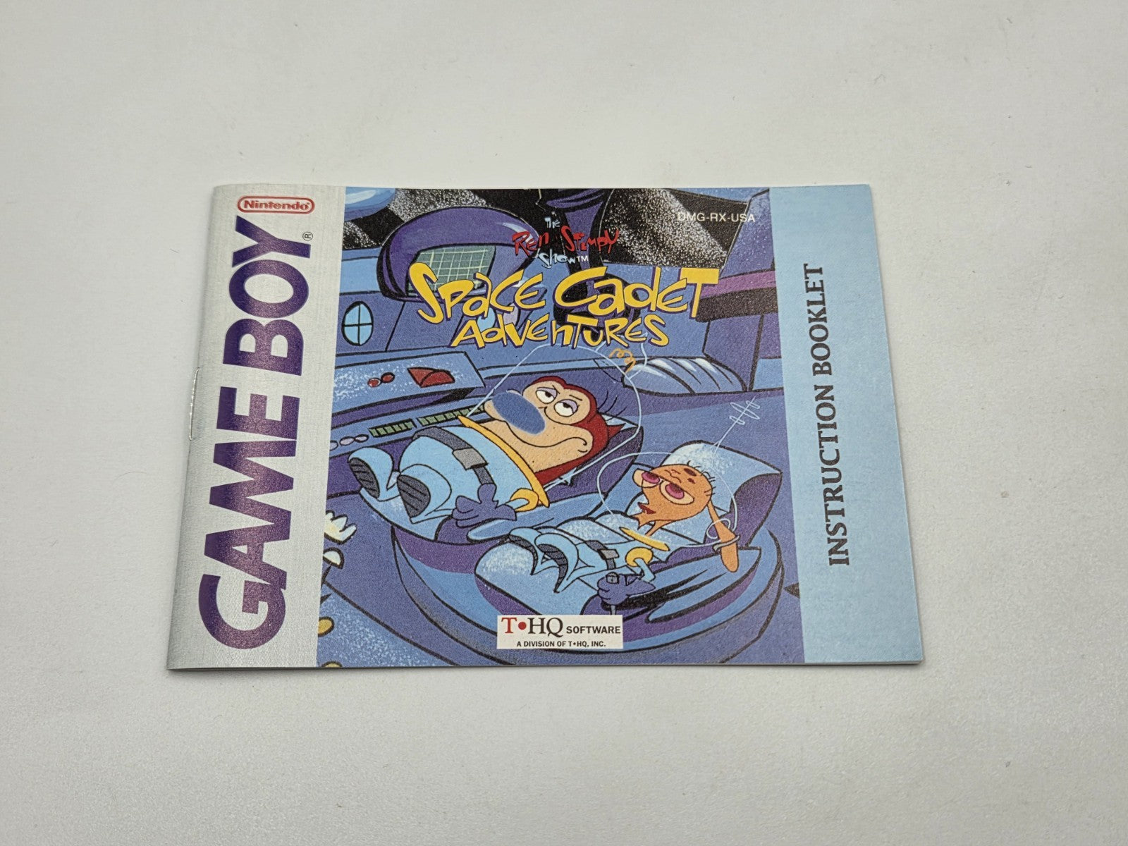 Game Boy The Ren & Stimpy Show Space Cadet Adventures +OVP+ Anleitung + Poster 