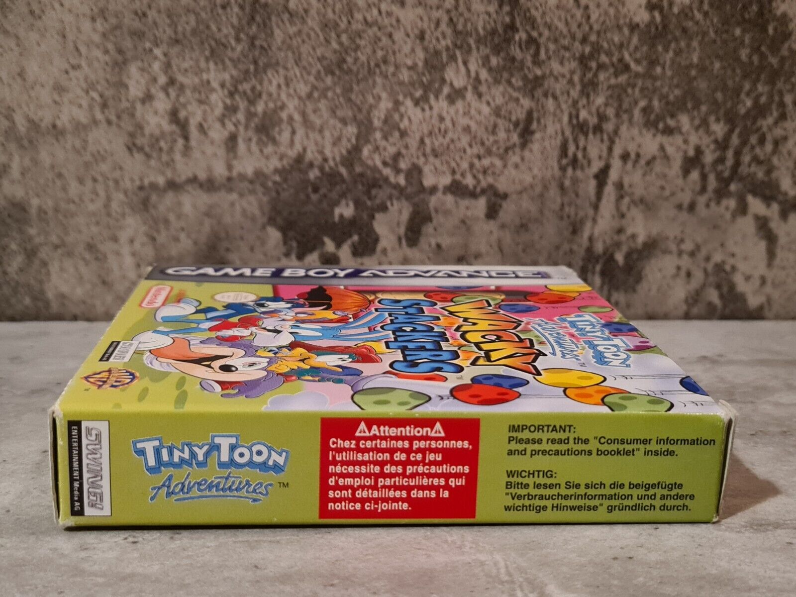 Game Boy Advance Tiny Toon Adventures Wacky Stackers mit OVP und Anleitung EUR - T-Retro-Games 
