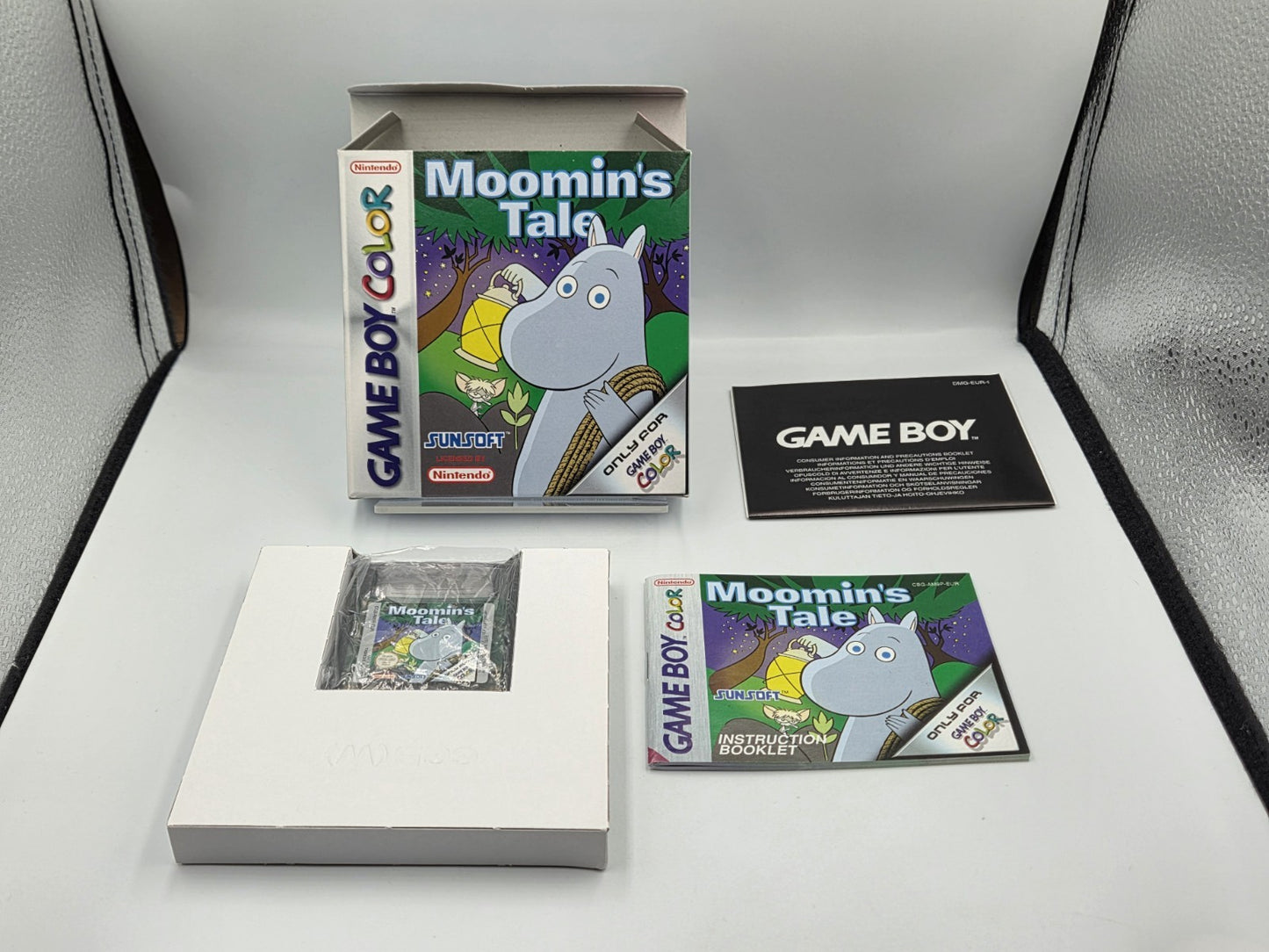 Nintendo Game Boy Color Spiel Moomin's Tale mit OVP +Anleitung EUR