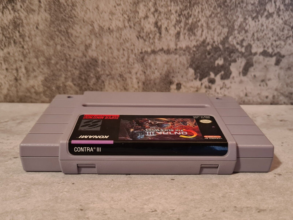 SNES Super Nintendo Contra III The Alien Wars mit OVP und Anleitung NTSC-USA - T-Retro-Games 