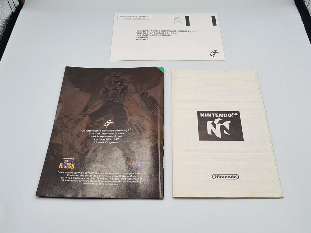 N64 Nintendo 64 Duke Nukem 64 mit OVP und Anleitung UKV - T-Retro-Games 