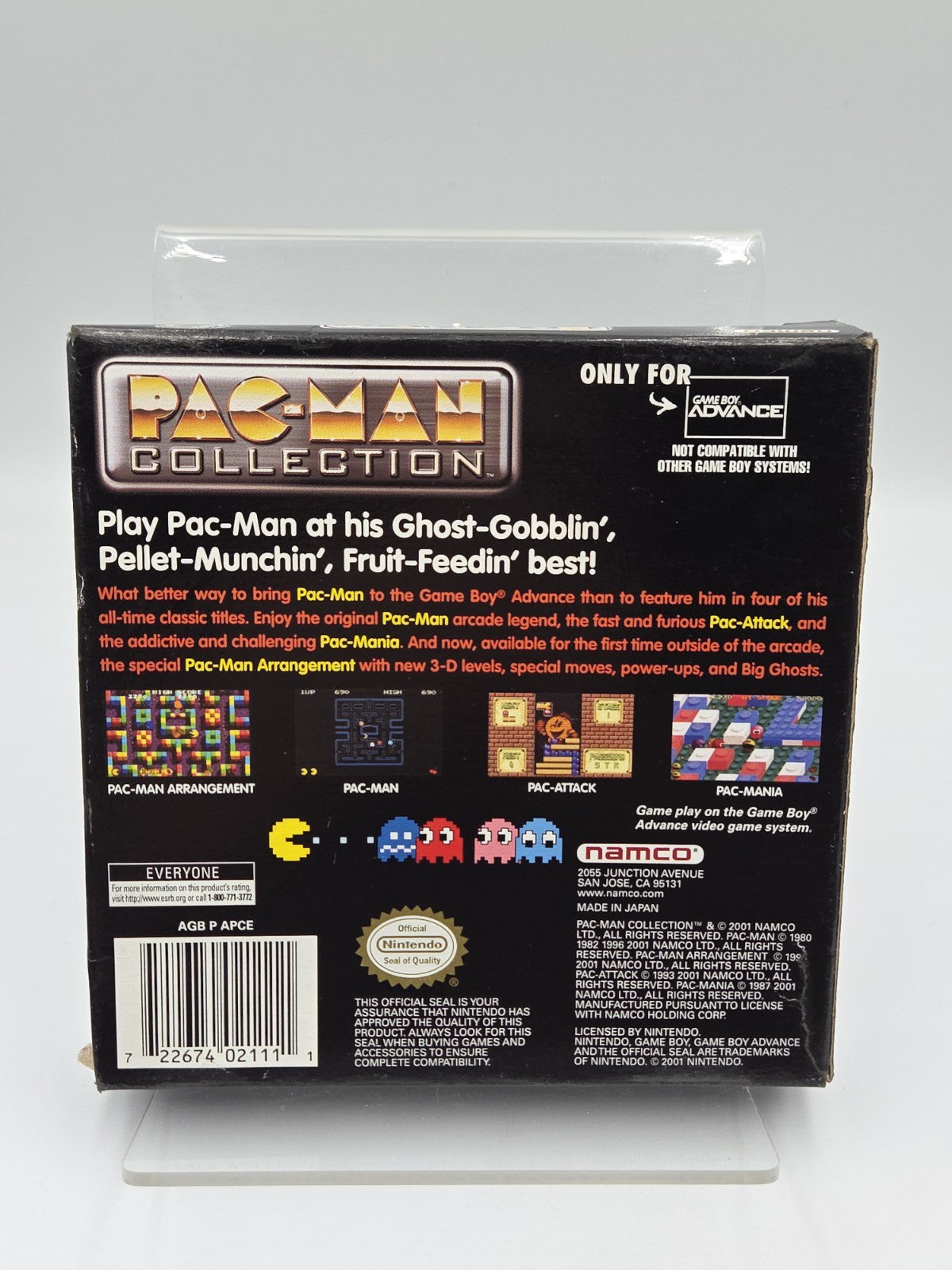 Nintendo Game Boy Advance Spiel Pac-Man Collection mit OVP und Anleitung USA