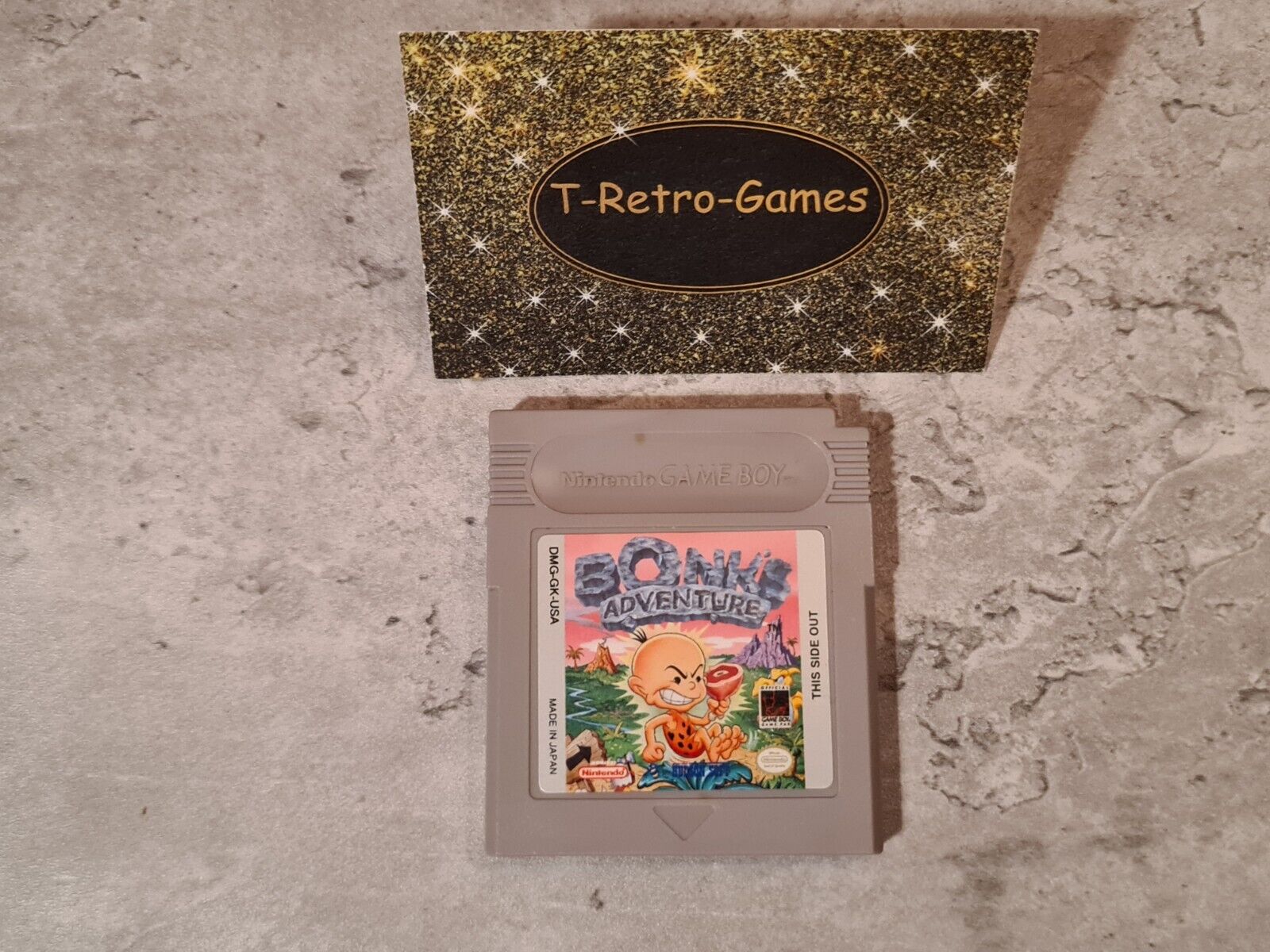 Nintendo Game Boy Classic Spiel Bonk's Adventure Modul USA - T-Retro-Games 
