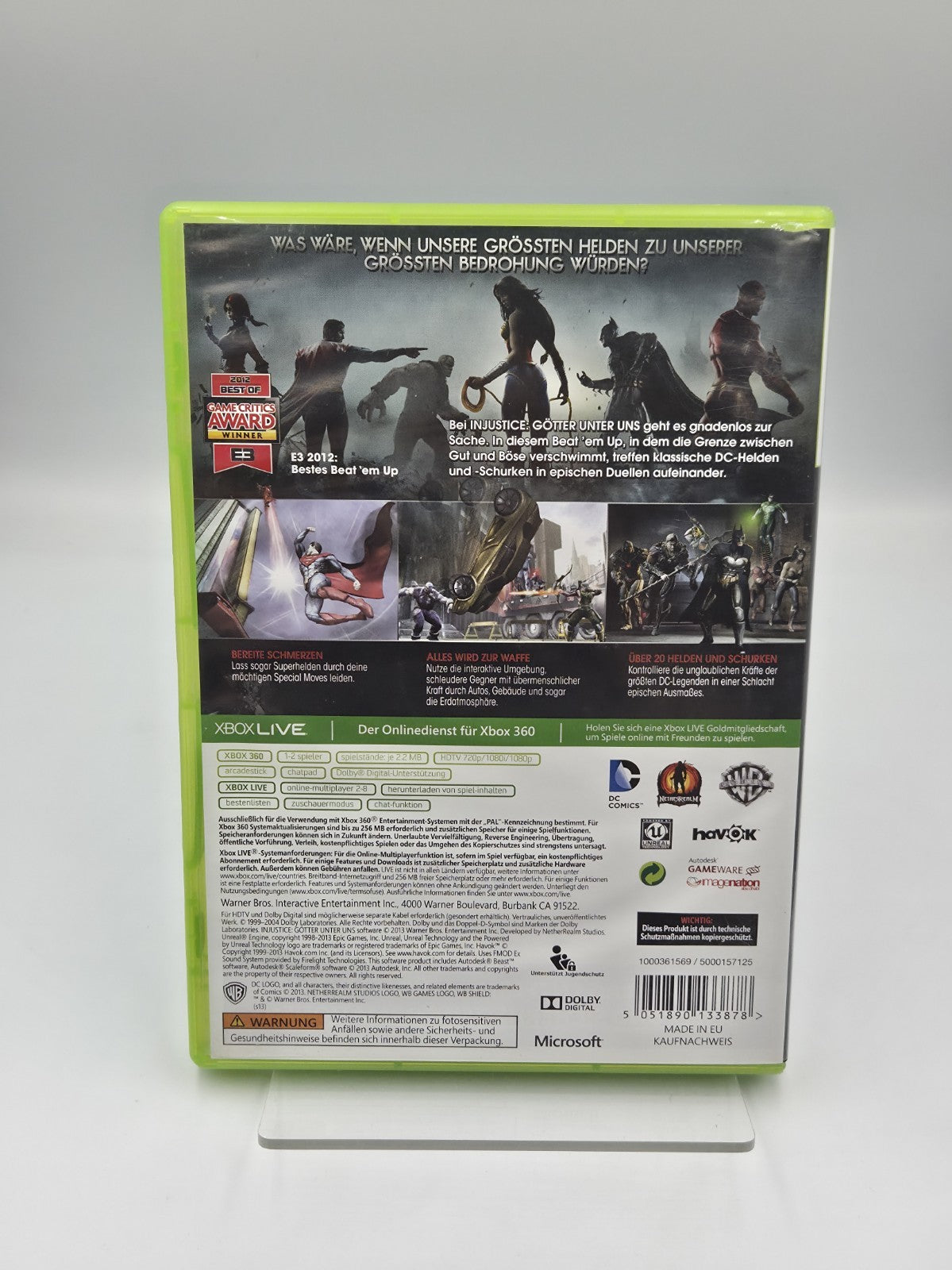 XBOX360 Spiel Injustice mit OVP Deutsch