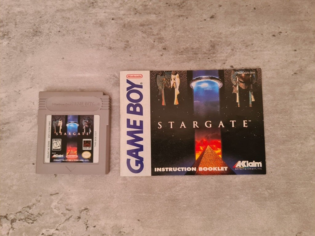Nintendo Game Boy Classic Stargate mit OVP und Anleitung USA - T-Retro-Games 