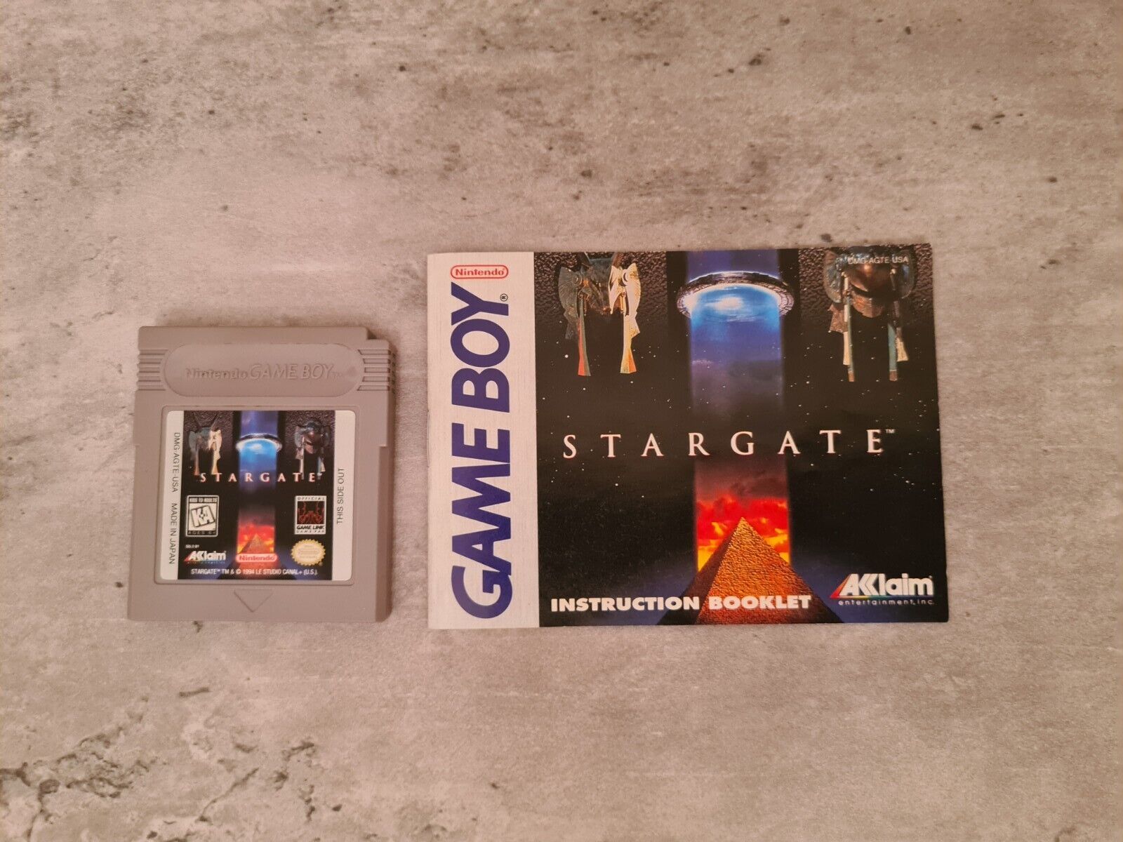 Nintendo Game Boy Classic Stargate mit OVP und Anleitung USA - T-Retro-Games 