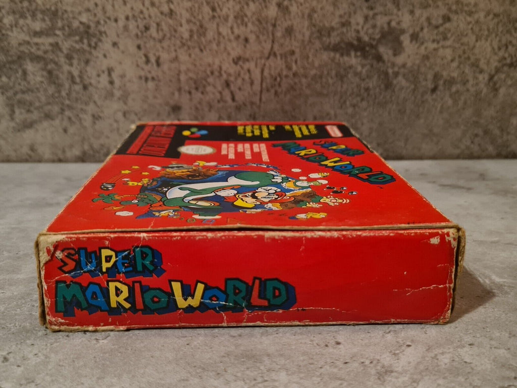 SNES Super Nintendo Super Mario World mit OVP und Anleitung UKV - T-Retro-Games 