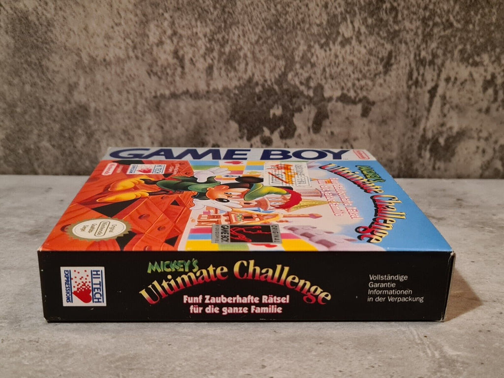 Game Boy Classic Spiel Mickey's Ultimate Challenge mit OVP und Anleitung NOE - T-Retro-Games 