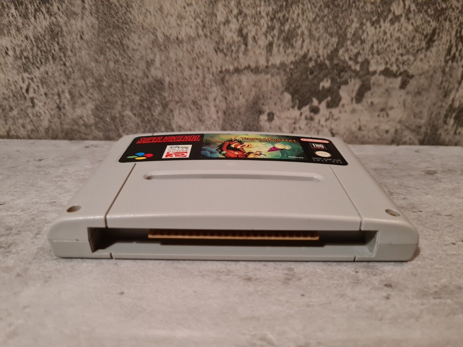 SNES Super Nintendo Disney's Timon & Pumbaa's Jungle Games Modul EUR - T-Retro-Games 