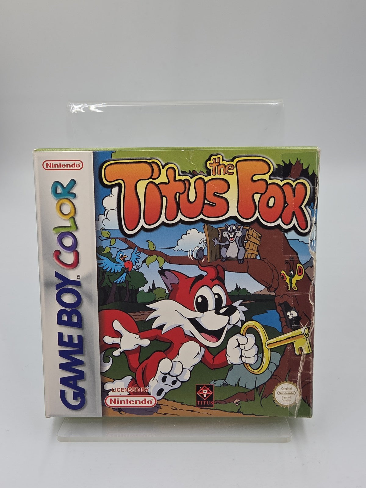 Nintendo Game Boy Color Spiel The Titus Fox mit OVP und Anleitung EUR