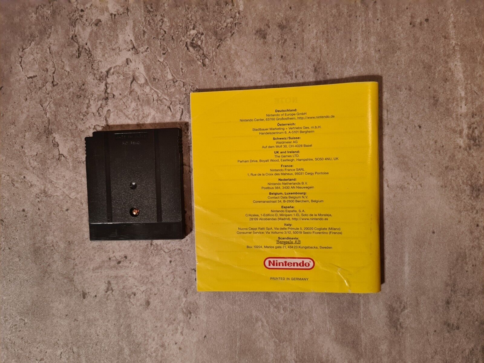 Gameboy Color Wario Land II mit OVP und Anleitung EUR - T-Retro-Games 