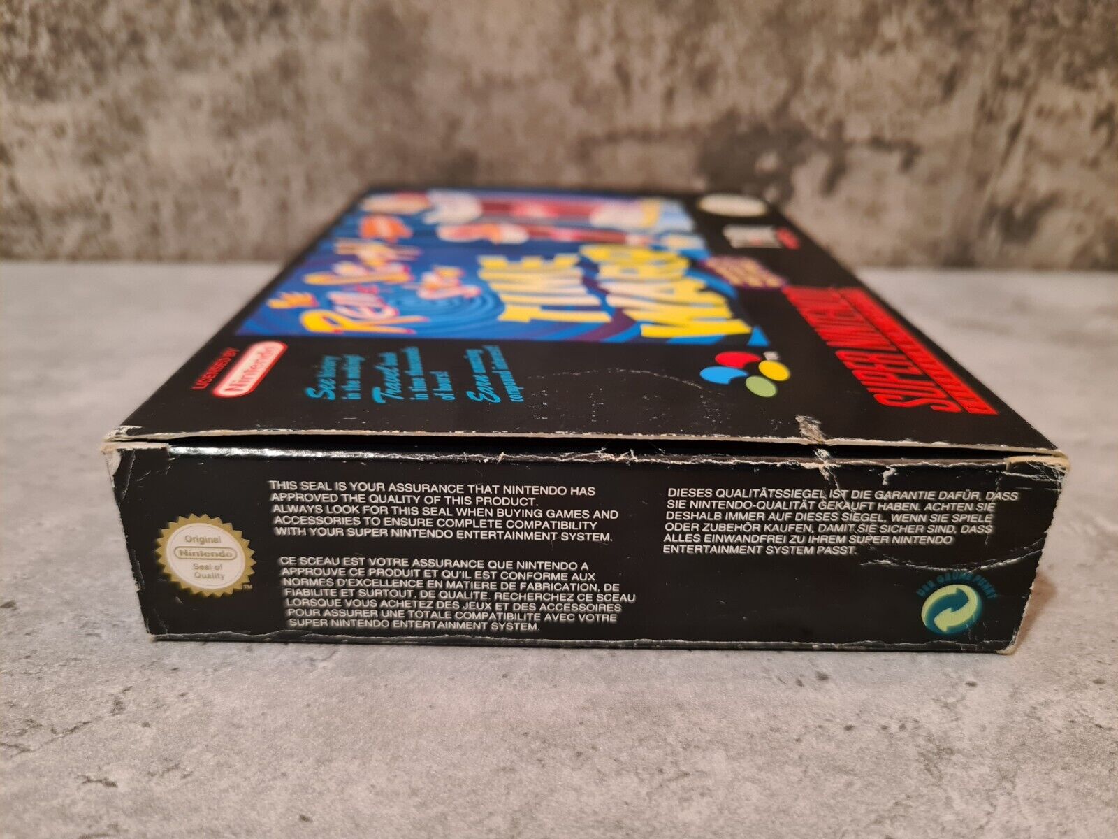 SNES Super Nintendo The Ren & Stimpy Show Time Warp mit OVP und Anleitung EUR - T-Retro-Games 