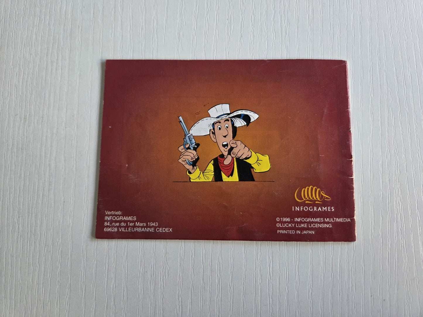 Nintendo Game Boy Classic Lucky Luke Spielanleitung NOE