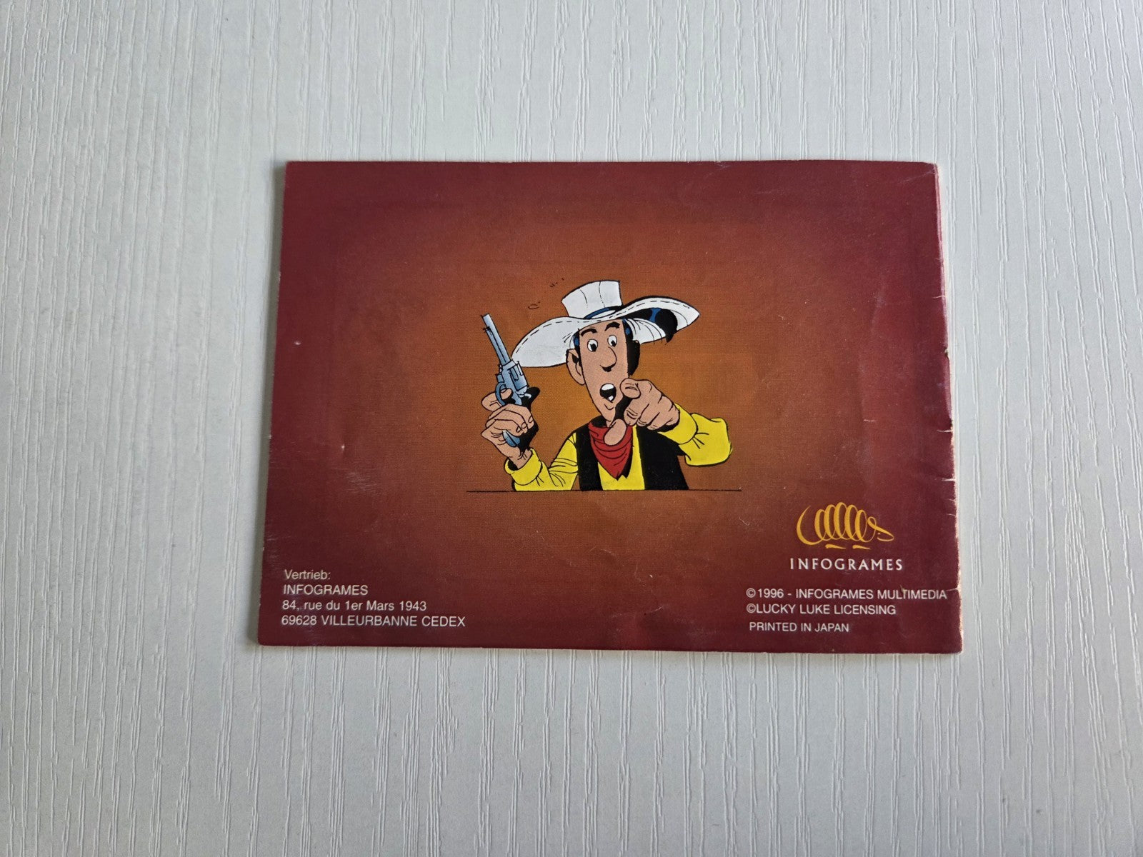 Nintendo Game Boy Classic Lucky Luke Spielanleitung NOE