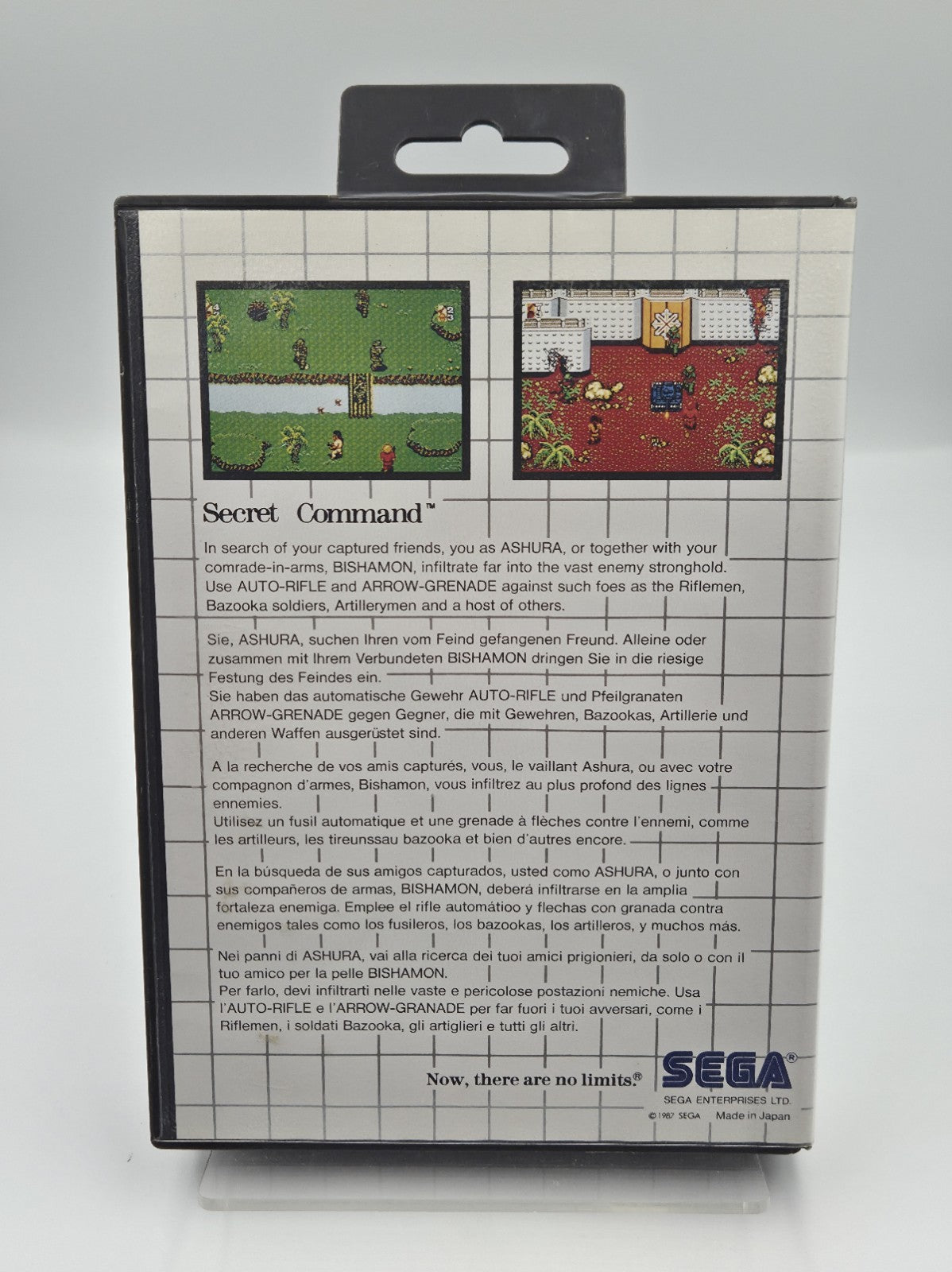 Sega Master System Secret Command mit OVP und Anleitung Multilingual 