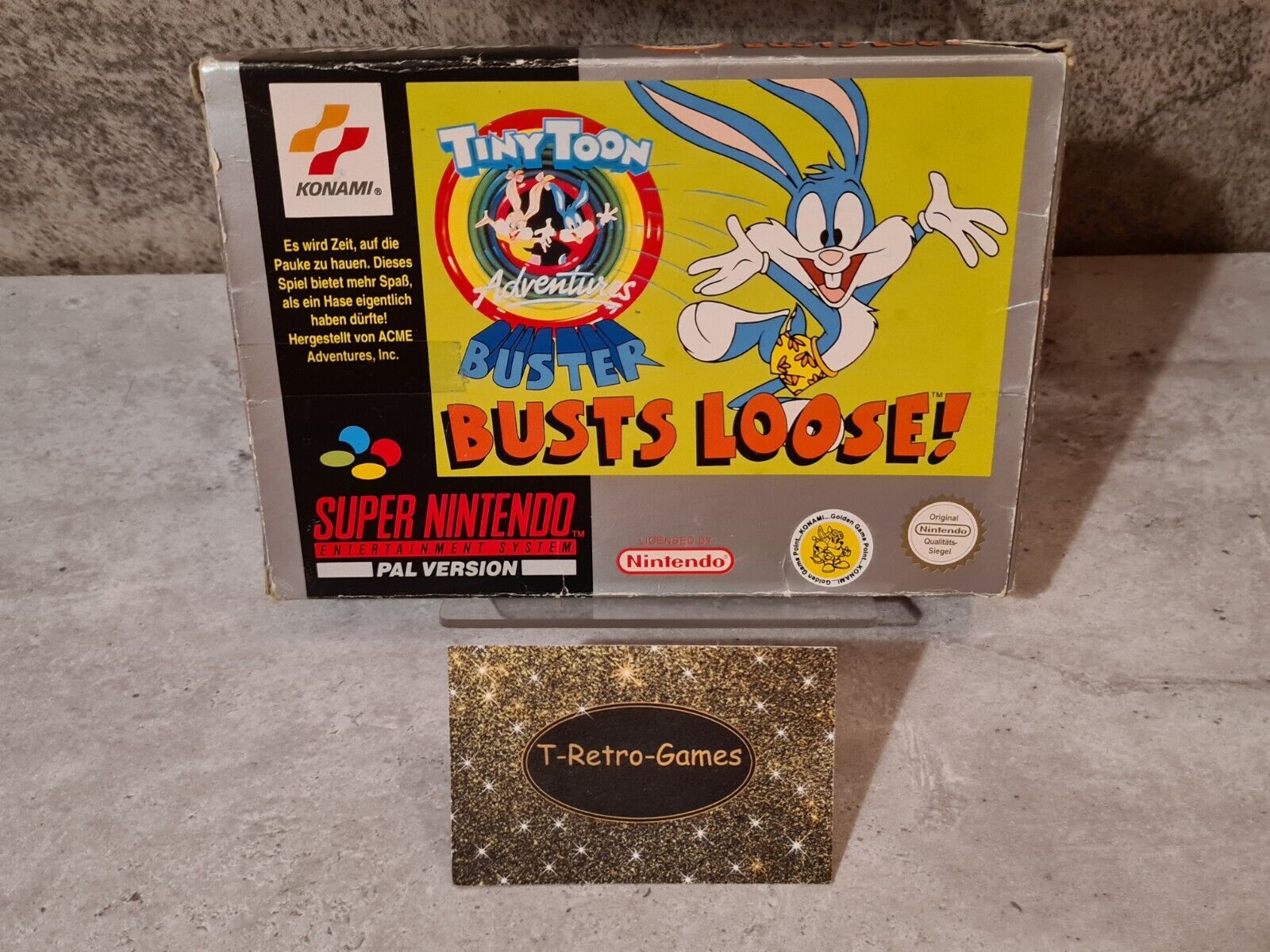 SNES Tiny Toon Adventures Buster Busts Loose mit OVP und Anleitung NOE - T-Retro-Games 