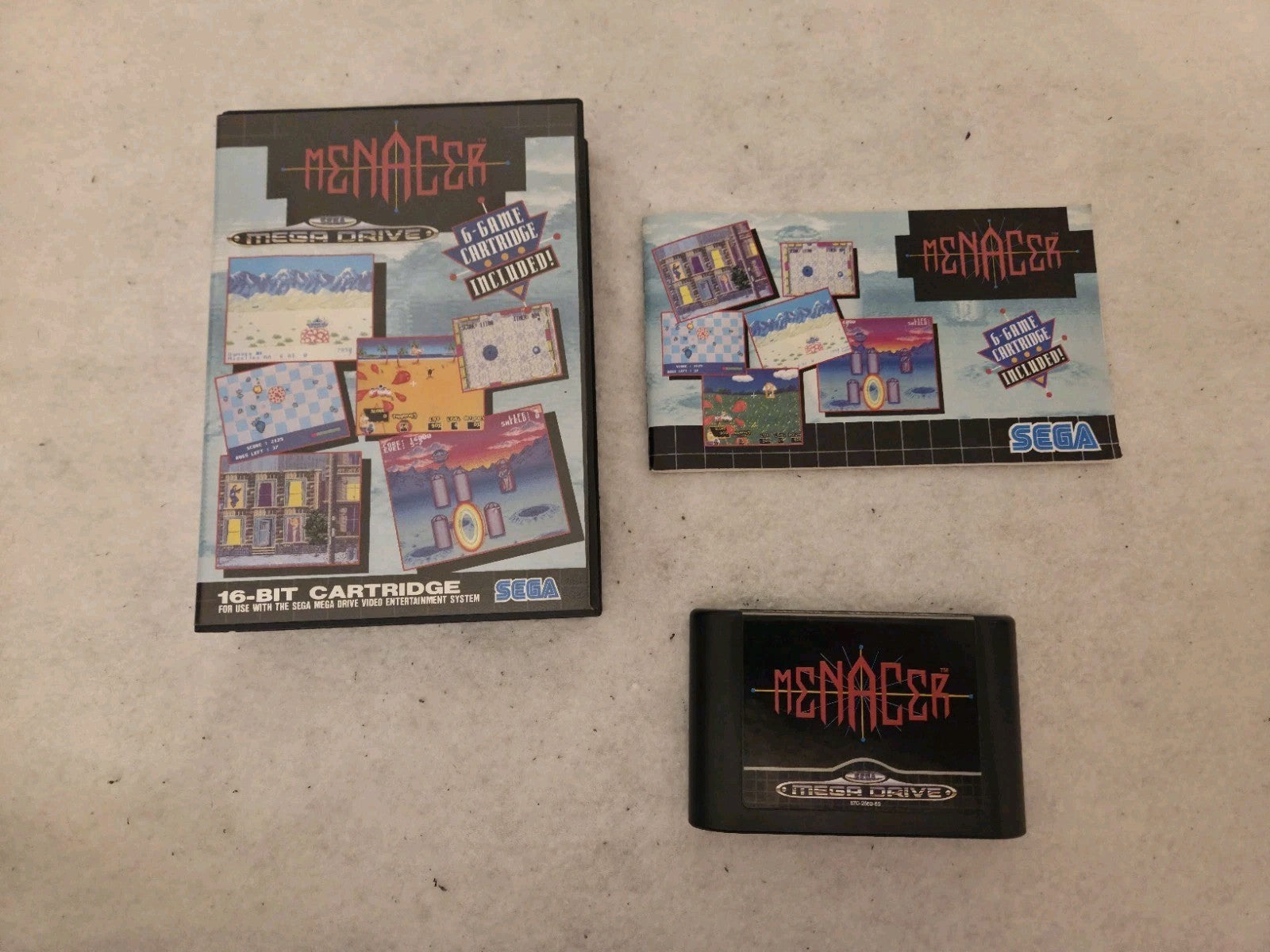 Sega Mega Drive Menacer Light Gun Zapper OVP 1992 