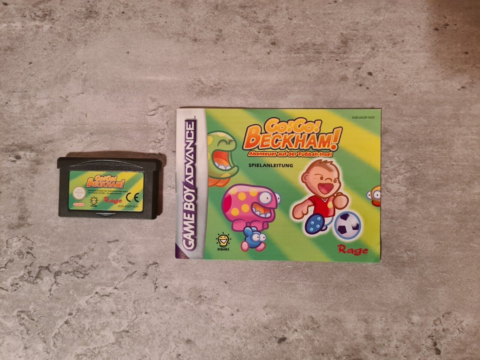 Nintendo Gameboy Advance Go!Go! Beckham! mit OVP und Anleitung NOE - T-Retro-Games 