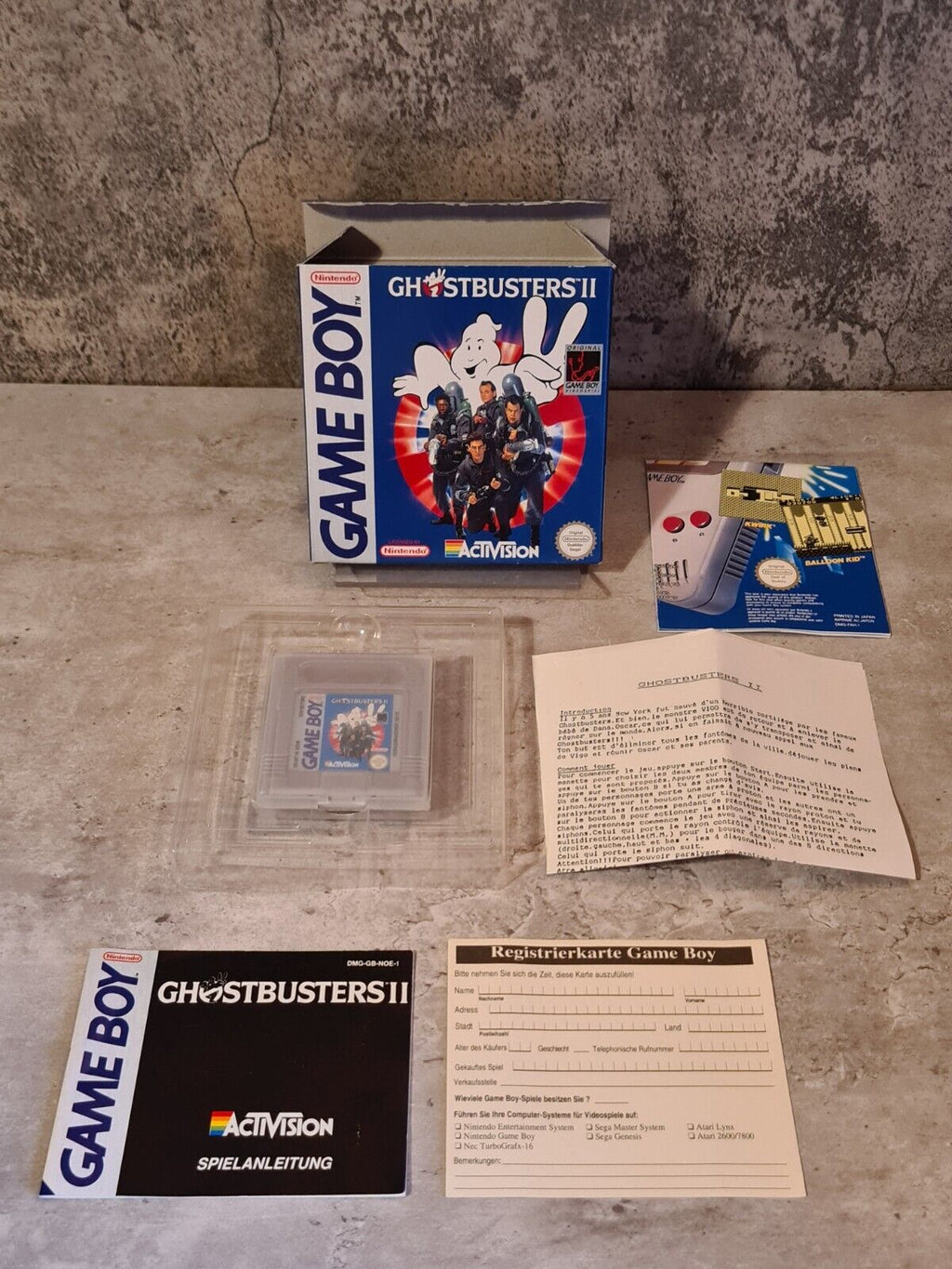 Nintendo Game Boy Classic Ghostbusters II mit OVP und Anleitung NOE - T-Retro-Games 