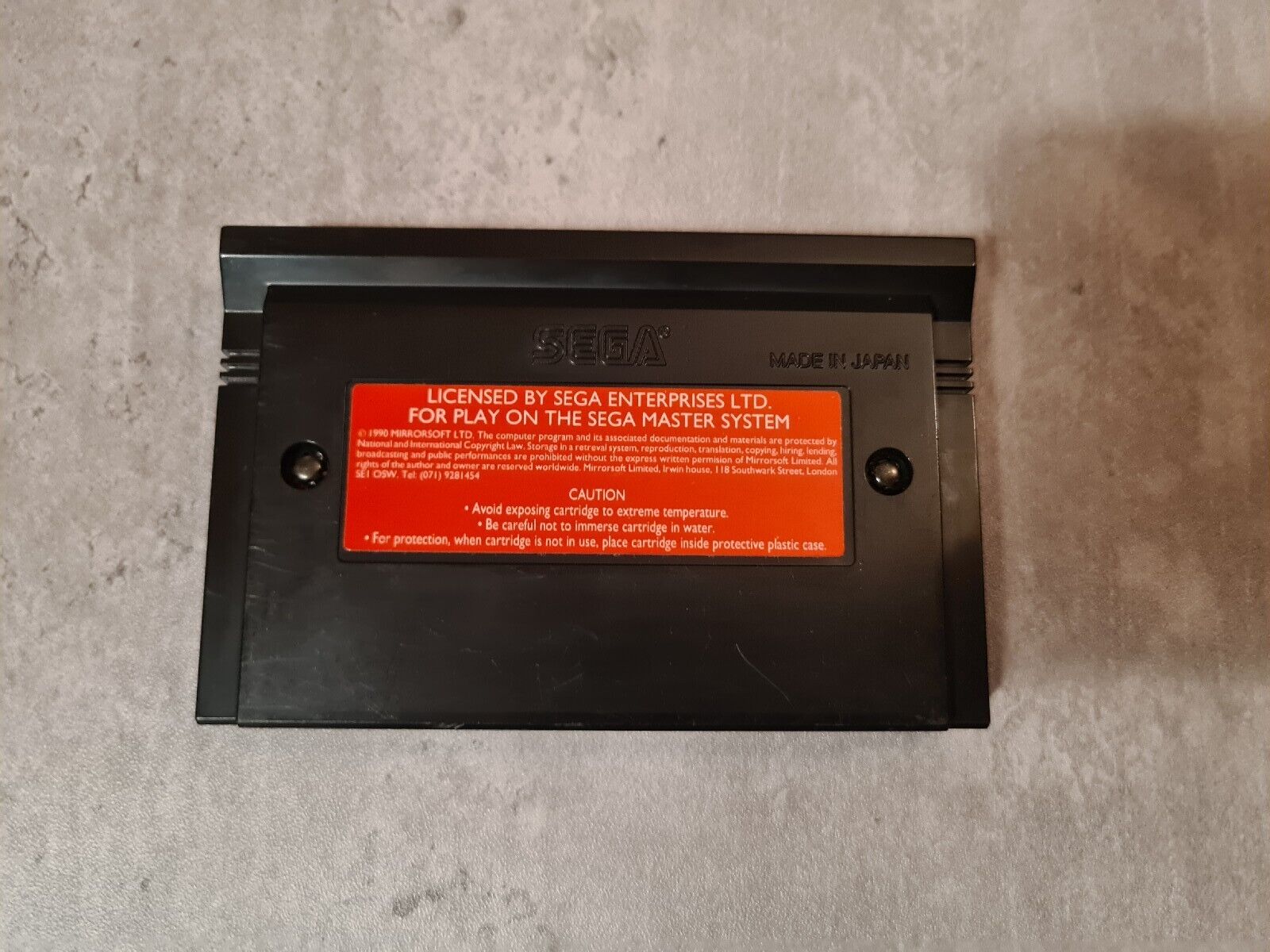 Sega Master System Xenon 2 Modul - T-Retro-Games 
